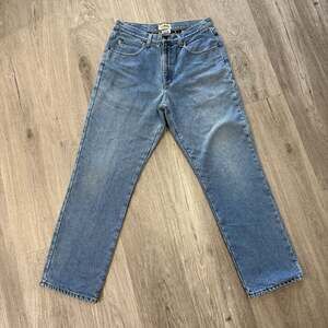 Vintage L.L.Bean Classic Fit Flannel Lined Blue Jeans, Men's Size 30